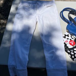 White Joes capri jeans